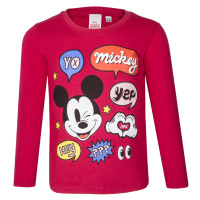 Mickey Mouse - licence Chlapecké triko - Mickey Mouse 133, červená Barva: Červená