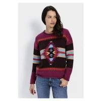 Svetr camel active knitwear plum fantasy