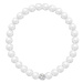 Preciosa Perlový náramek Velvet Pearl s voskovými perlami Preciosa, bílý