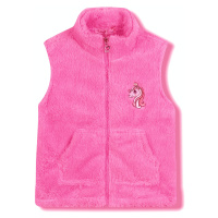 Dívčí vesta - KUGO KM9918, sytě růžová Barva: Růžová