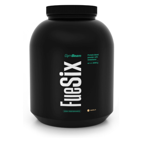 Protein FueSix - GymBeam Množství: 2000 g, Příchuť: Jahoda