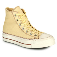 Converse CHUCK TAYLOR ALL STAR LIFT PLATFORM CONTRAST STITCHING Béžová