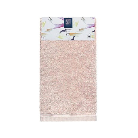 Frutto-Rosso - jednobarevný froté ručník - světle růžová - 70×140 cm, 100% bavlna