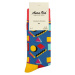 Geometrix veselé bavlněné ponožky vícebarevná