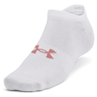 Under Armour Essential No Show 3-Pack Pink Elixir