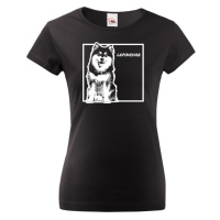 Dámské tričko s potiskem plemene Lapinkoira - tričko pro milovníky psů