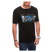 Buďchlap Originální černé tričko s výrazným nápisem S1870