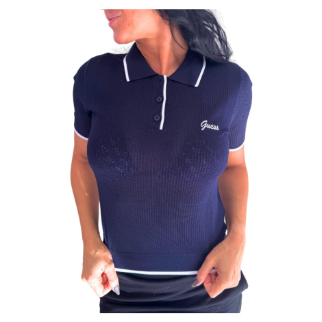 Dámské polo tričko Guess V5GP00 modré | modrá