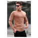 Madmext Stone Color Slim Fit Half Turtleneck Men's Knitwear Sweater 6343