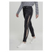 Urban Classics Ladies Denim Lace Up Skinny Pants black washed