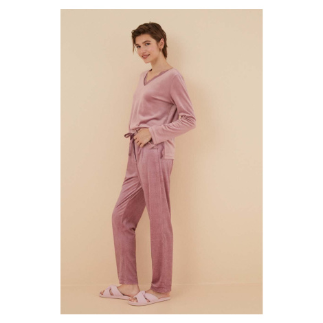 Pyžamo women'secret SOFT TOUCH FRANCHISEE růžová barva, 3596065 Women´Secret