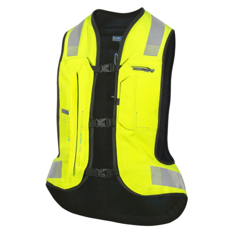 Helite e-Turtle HiVis airbagová vesta rozšířená žlutá LL
