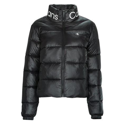 Calvin Klein Jeans FITTED LW PADDED JACKET Černá