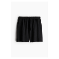H & M - Natahovací šortky - černá