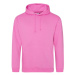 Just Hoods Unisex mikina s kapucí JH001 Candyfloss Pink
