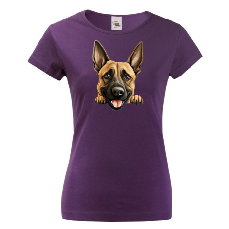 Dámské tričko Belgický ovčák - tričko pro milovníky psů BezvaTriko