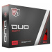 Wilson Staff Duo Soft Golf Balls Red Standard Golfové míčky