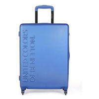 United Colors of Benetton Skořepinový cestovní kufr UCB Medium 60 l – modrý
