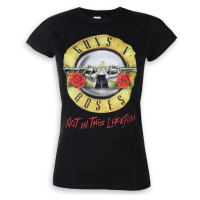 Tričko metal dámské Guns N' Roses - Not In This Lifetime Tour - ROCK OFF - GNRTS35LB