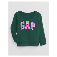 Růžovo-zelená holčičí mikina GAP