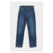 DŽÍNY GANT CROPPED SLIM JEANS DARK BLUE BROKEN IN