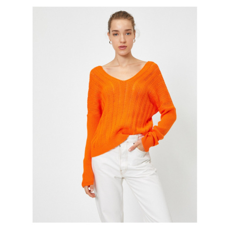 Koton Sweater - Orange - Slim fit