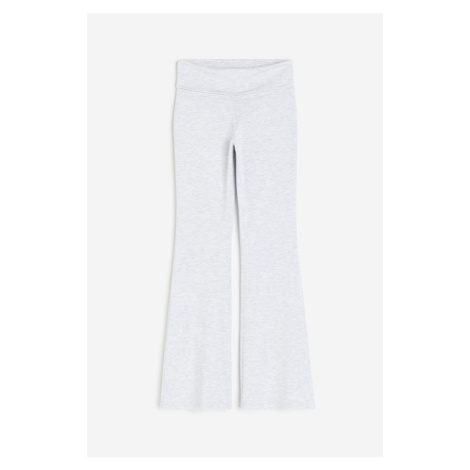 H & M - Žerzejové kalhoty - šedá H&M