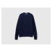 Benetton, Monogram Sweater In 100% Cotton