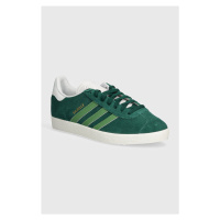 Semišové sneakers boty adidas Originals Gazelle 00s zelená barva, IG2096