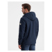 Men's SOFTSHELL jacket with fleece center - navy blue V5 OM-JANP-0137