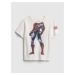 GAP Dětské tričko Marvel Spiderman graphic Bílá
