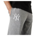 ŠEDÉ PÁNSKÉ TEPLÁKY NEW ERA MLB TEAM NEW YORK YANKEES LOGO JOGGER Šedá