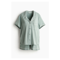H & M - MAMA Pyžamo's paspulkami - zelená