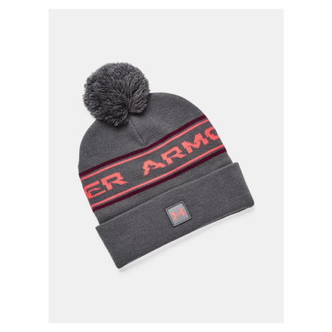 Šedá čepice Under Armour UA Men's Halftime Pom Beanie