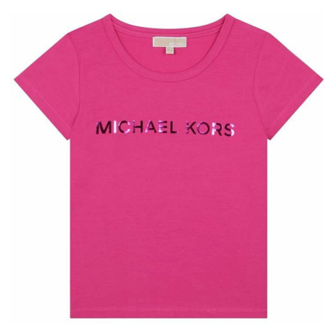 Dětské tričko Michael Kors fialová barva