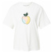 People Tree Tričko 'Apple' světlemodrá / žlutá / růžová / přírodní bílá