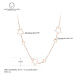 Victoria Filippi Stainless Steel Ocelový náhrdelník Lauro Gold - chirurgická ocel, hvězdy NHN191