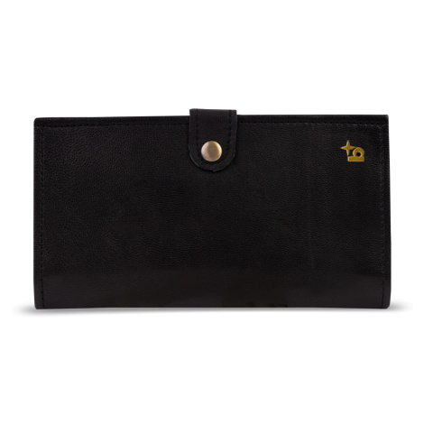 Bagind Penny Sirius - Dámská kožená peněženka černá, ruční výroba, český design