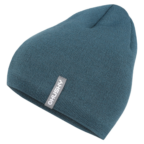 Husky Merhat 3, dark turquoise Pánská merino čepice