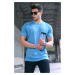 Madmext Blue T-Shirt 5804