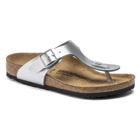 Birkenstock Gizeh BS Electric Metallic Silver Junior Regular Fit