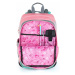 Bagmaster školní batoh pro prvňáčky růžový GEN 21 A