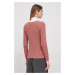 Bavlněný svetr Lauren Ralph Lauren růžová barva