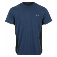 Fred Perry Twin Tipped Panel T-Shirt Modrá