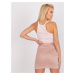 SVĚTLE RŮŽOVÝ CROP TOP MARIANA --LIGHT PINK Pudrová