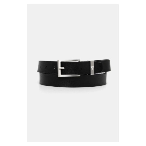 Kožený pásek Guess pánský, černá barva, BMCLSL.P4335