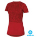 Husky Dámské triko s krátkým rukávem, červená Merino termoprádlo