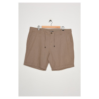 Koton Men's Brown Cotton Shorts