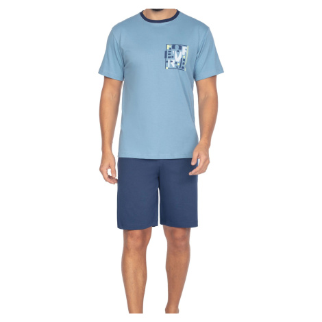 Pánské pyžamo 462 blue - REGINA
