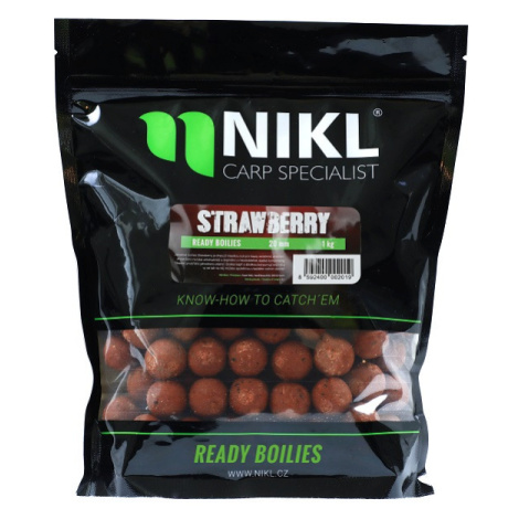 Nikl hotové boilies strawberry - 1 kg 18 mm